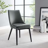 Viscount Vegan Leather Dining Chair by Modway