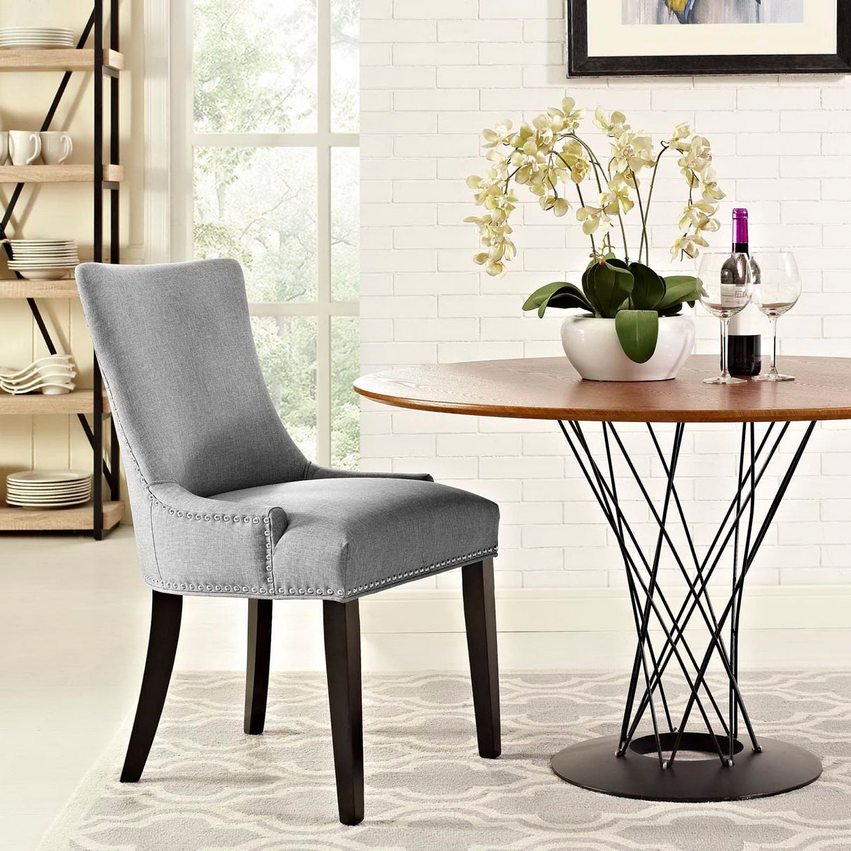 Marquis Fabric Dining Chair by Modway