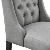 Baronet Button Tufted Fabric Dining Chair by Modway