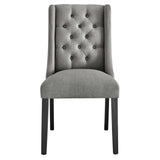 Baronet Button Tufted Fabric Dining Chair by Modway
