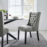 Baronet Button Tufted Fabric Dining Chair by Modway