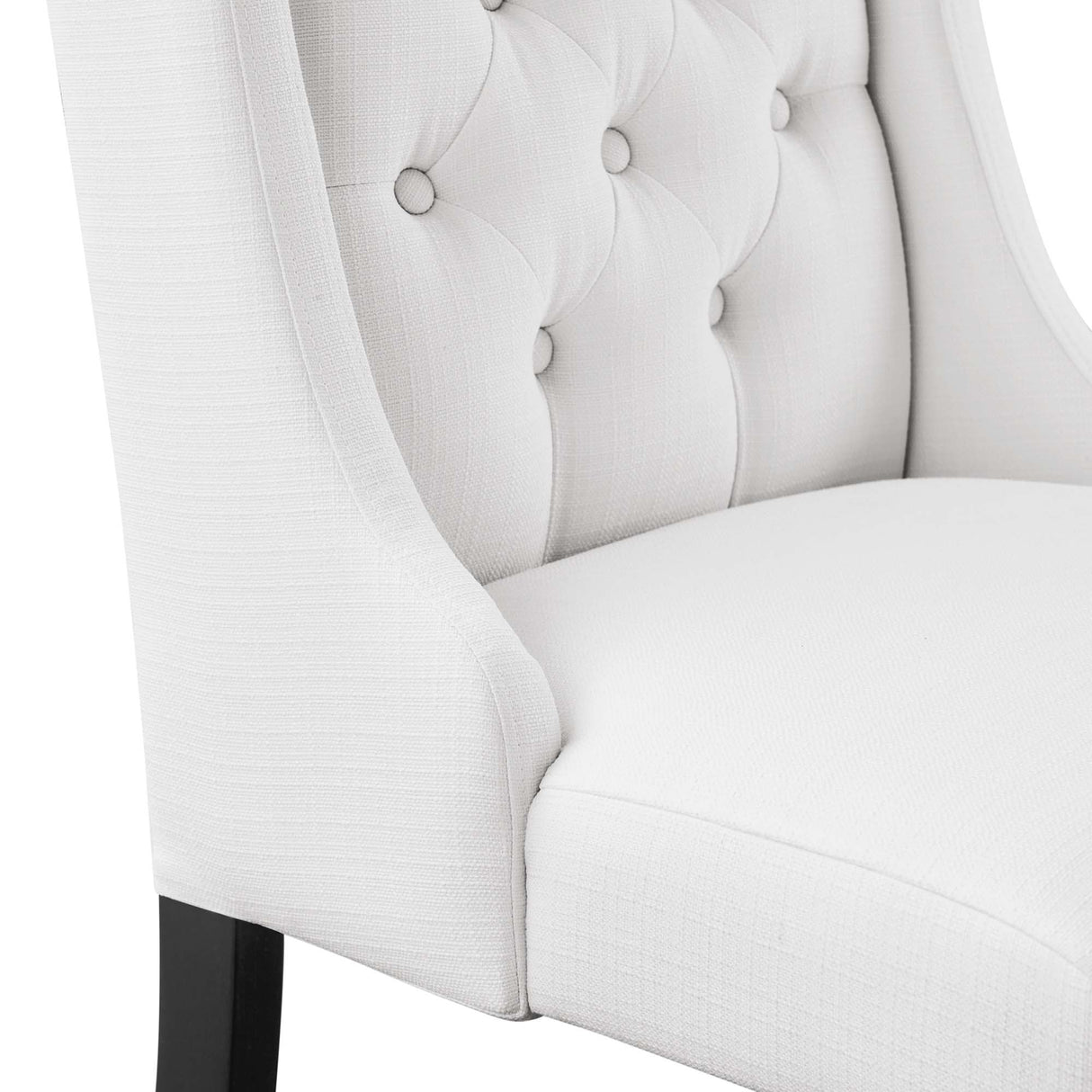 Baronet Button Tufted Fabric Dining Chair by Modway