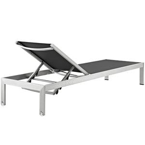 Shore Outdoor Patio Aluminum Mesh Chaise by Modway