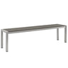 Shore Outdoor Patio Aluminum Bench by Modway