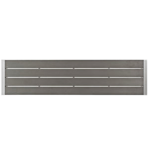 Shore Outdoor Patio Aluminum Bench by Modway