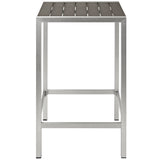 Shore Outdoor Patio Aluminum Bar Table by Modway
