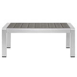 Shore Outdoor Patio Aluminum Coffee Table by Modway