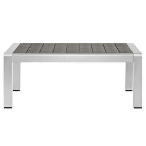 Shore Outdoor Patio Aluminum Coffee Table by Modway