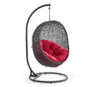Hide Outdoor Patio Swing Chair With Stand by Modway