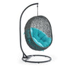 Hide Outdoor Patio Swing Chair With Stand by Modway