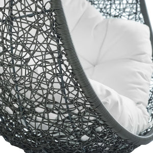 Hide Outdoor Patio Swing Chair With Stand by Modway
