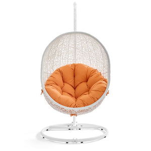 Hide Outdoor Patio Swing Chair With Stand by Modway