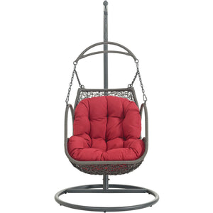 Arbor Outdoor Patio Wood Swing Chair by Modway