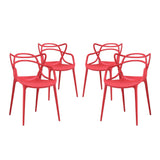 Entangled Dining Set Set of 4 by Modway