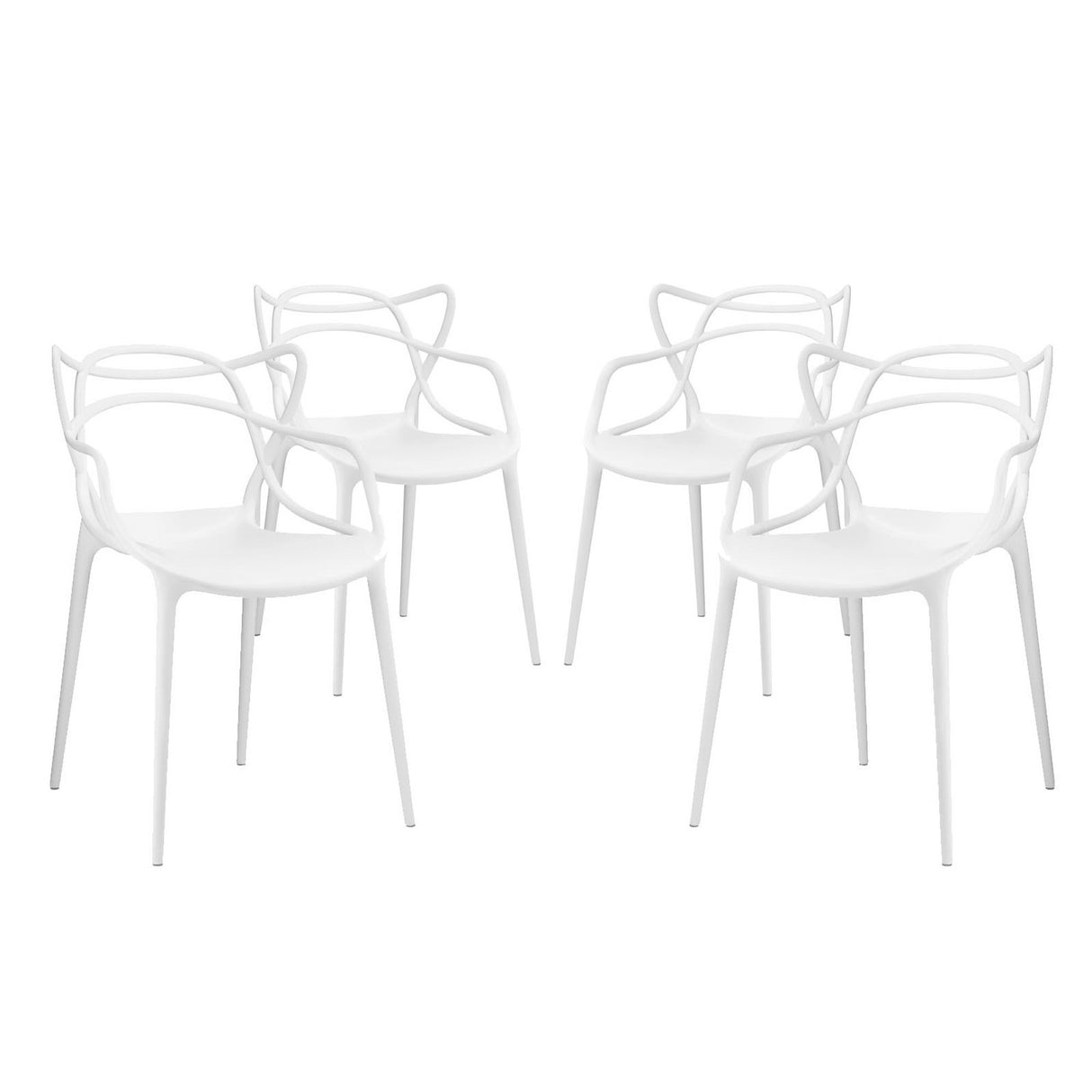 Entangled Dining Set Set of 4 by Modway