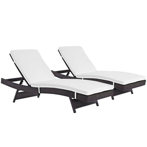 Convene Outdoor Patio Chaise Set of 2 by Modway