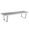 Sauna 5' Stainless Steel Bench by Modway