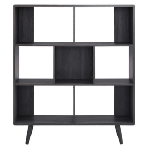 Transmit 7 Shelf Wood Grain Bookcase by Modway