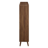 Transmit 7 Shelf Wood Grain Bookcase by Modway