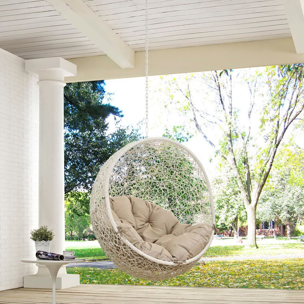 Hide Outdoor Patio Swing Chair Without Stand by Modway
