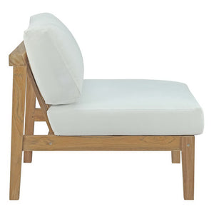 Bayport Outdoor Patio Teak Armless Chair by Modway