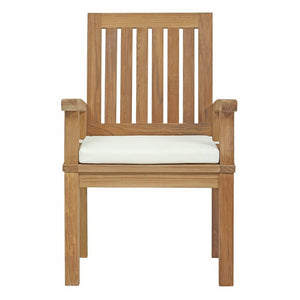 Marina Outdoor Patio Teak Dining Chair by Modway