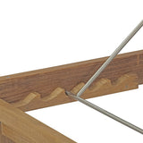 Upland Outdoor Patio Teak Chaise by Modway