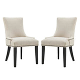 Marquis Fabric Dining Side Chair Set of 2 by Modway