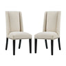 Baron Fabric Dining Chair Set of 2 by Modway