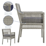 Aura Outdoor Patio Wicker Rattan Dining Armchair by Modway