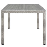Aura 68" Outdoor Patio Wicker Rattan Dining Table by Modway