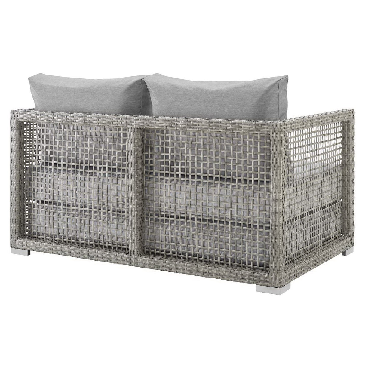 Aura Outdoor Patio Wicker Rattan Loveseat by Modway