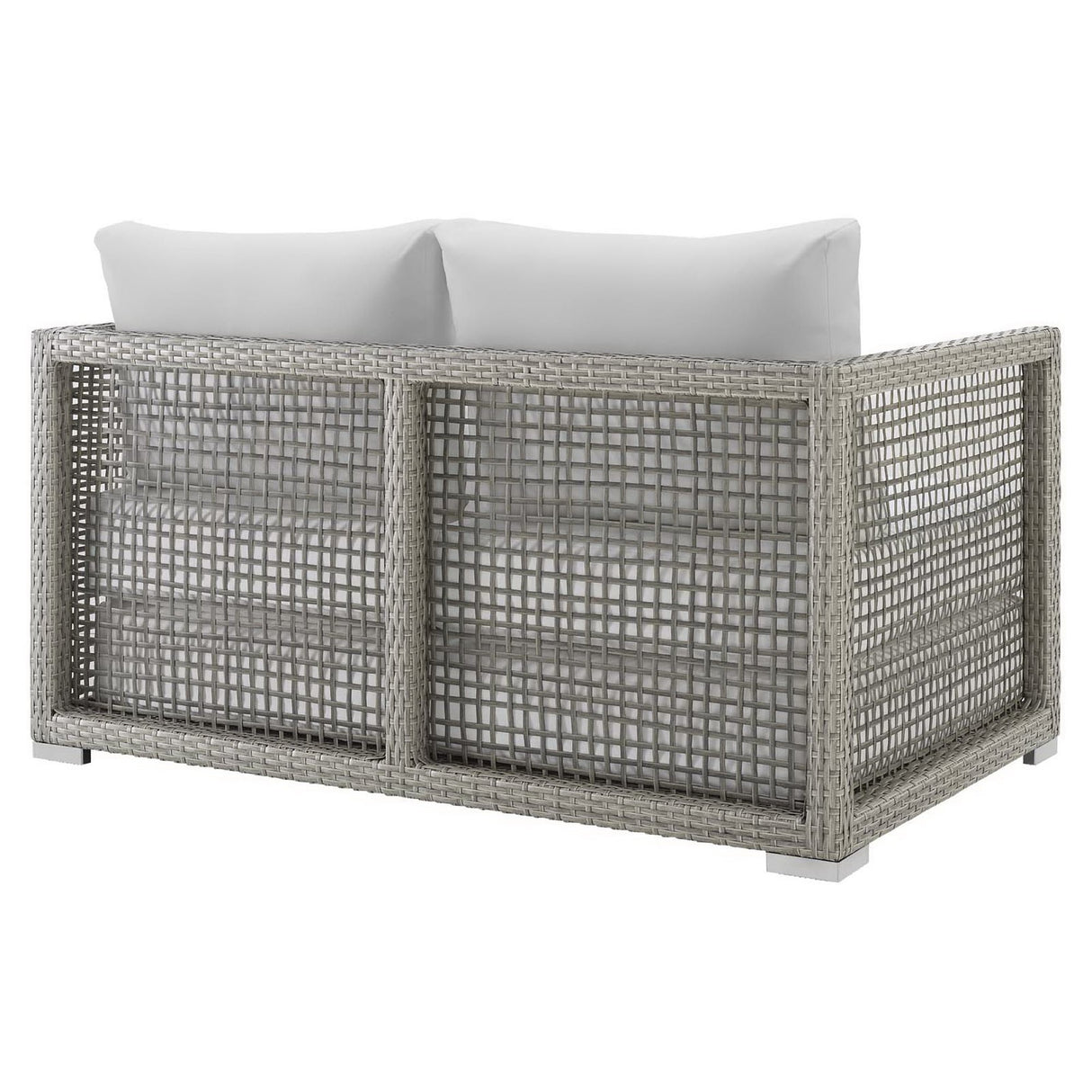 Aura Outdoor Patio Wicker Rattan Loveseat by Modway