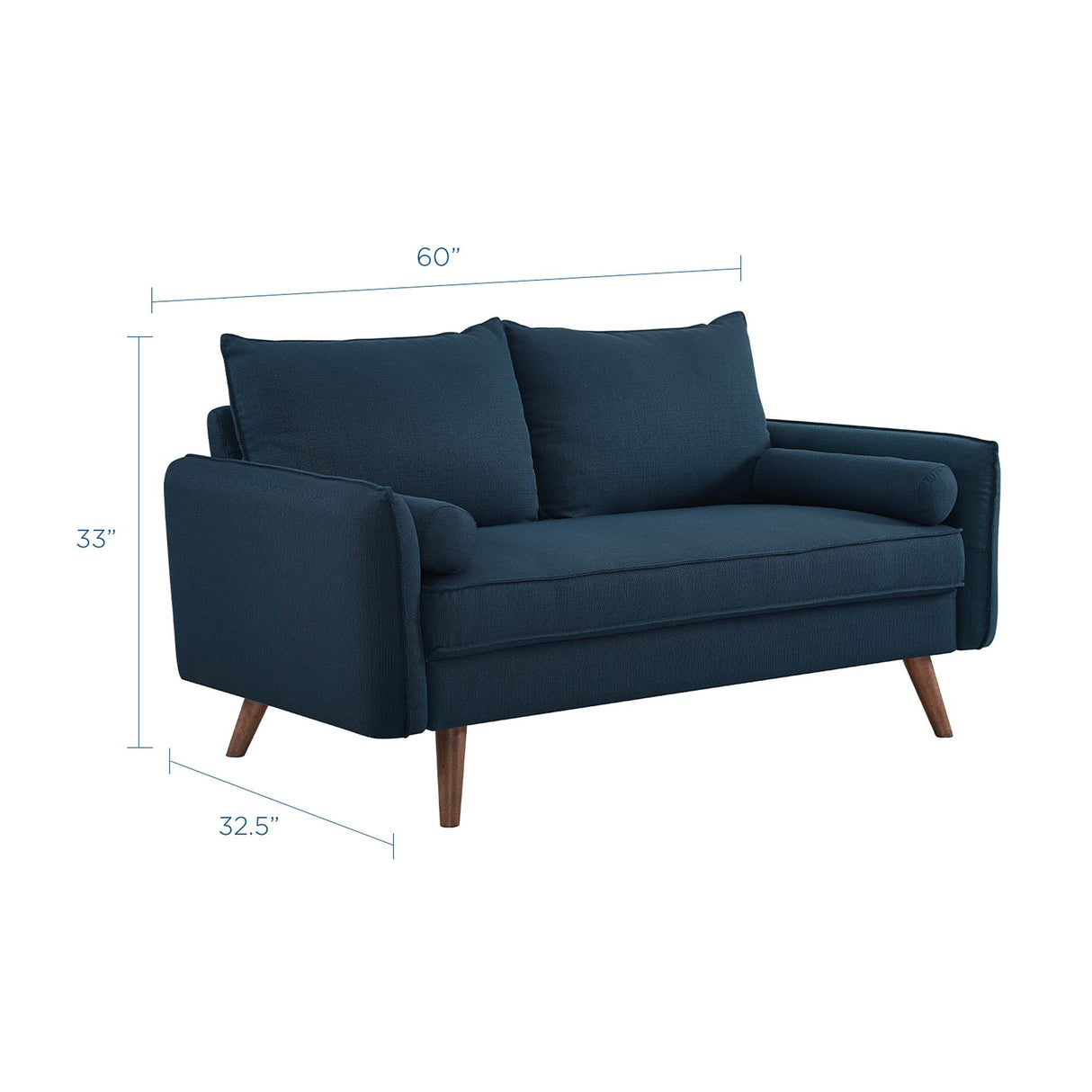 Revive Upholstered Fabric Loveseat by Modway