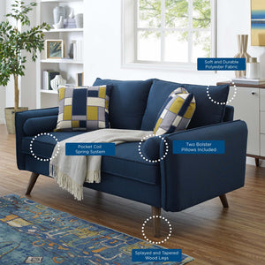 Revive Upholstered Fabric Loveseat by Modway