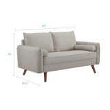 Revive Upholstered Fabric Loveseat by Modway