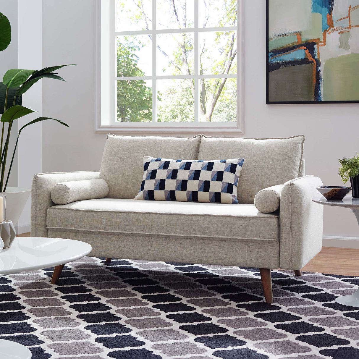 Revive Upholstered Fabric Loveseat by Modway