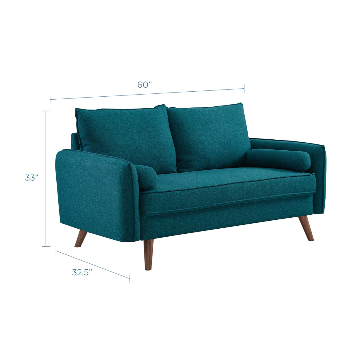 Revive Upholstered Fabric Loveseat by Modway