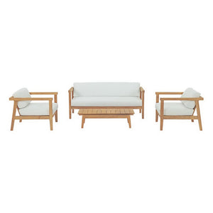 Bayport 4 Piece Outdoor Patio Teak Set by Modway