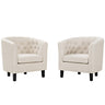 Prospect 2 Piece Upholstered Fabric Armchair Set by Modway