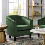 Prospect Channel Tufted Performance Velvet Armchair by Modway