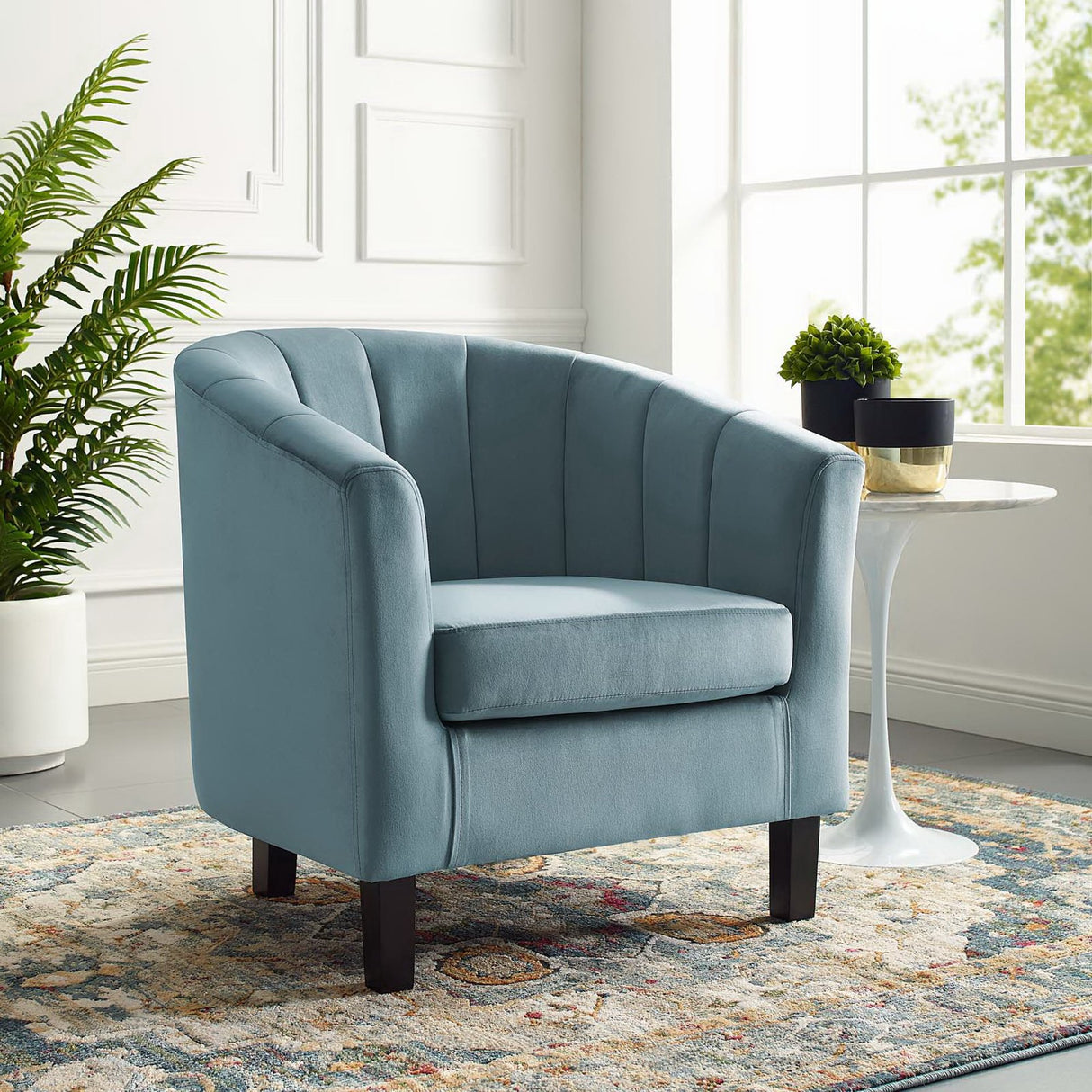 Prospect Channel Tufted Performance Velvet Armchair by Modway