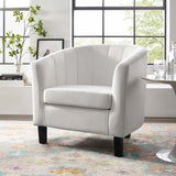 Prospect Channel Tufted Performance Velvet Armchair by Modway