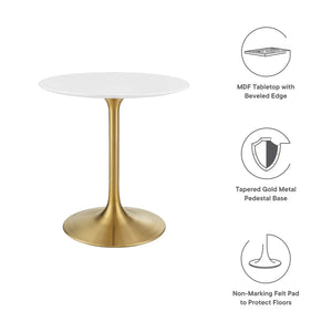 Lippa 28" Round Wood Dining Table by Modway