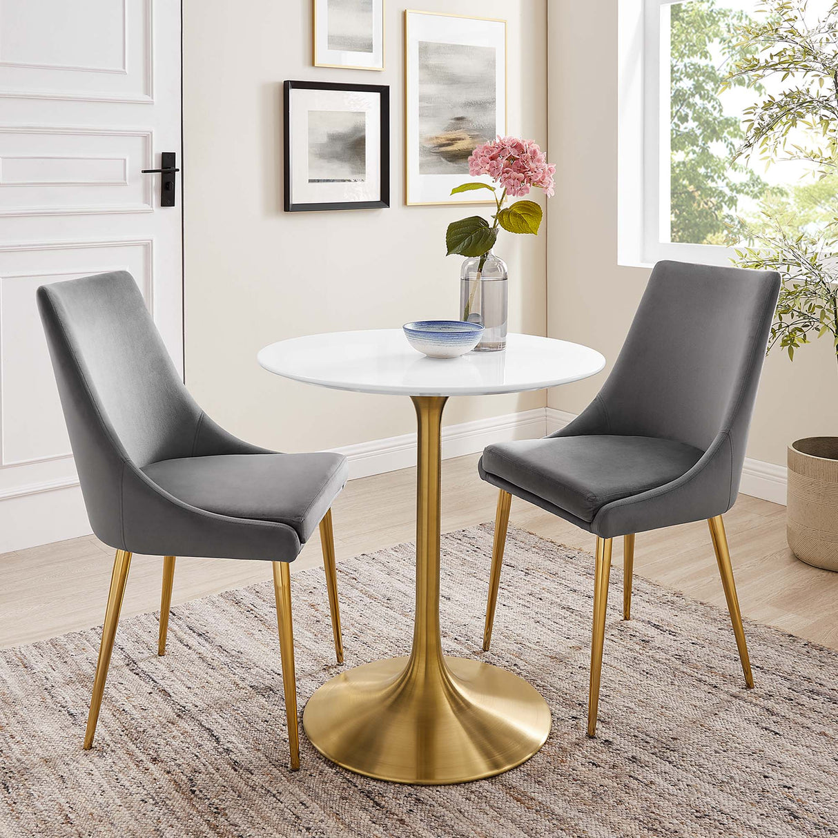 Lippa 28" Round Wood Dining Table by Modway