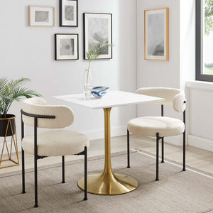 Lippa 28" Square Wood Dining Table by Modway