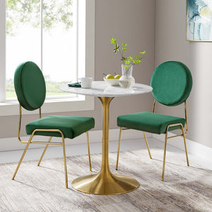 Lippa 28" Round Faux Marble Dining Table by Modway