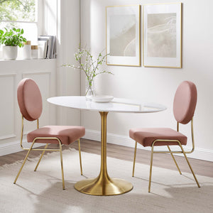Lippa 48" Oval Wood Dining Table by Modway