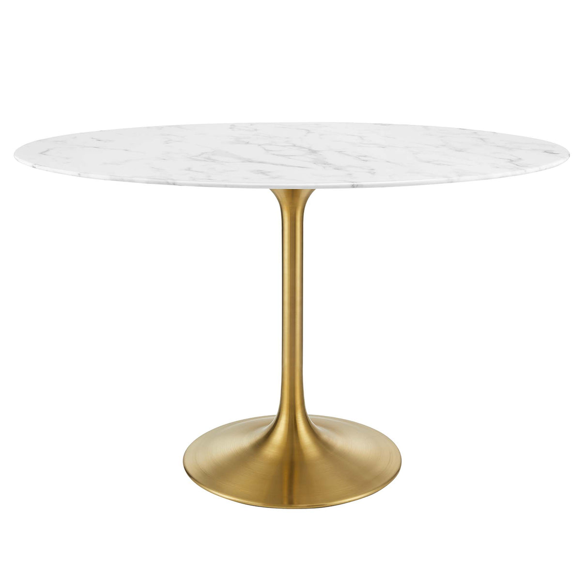 Lippa 48" Oval Faux Marble Dining Table by Modway