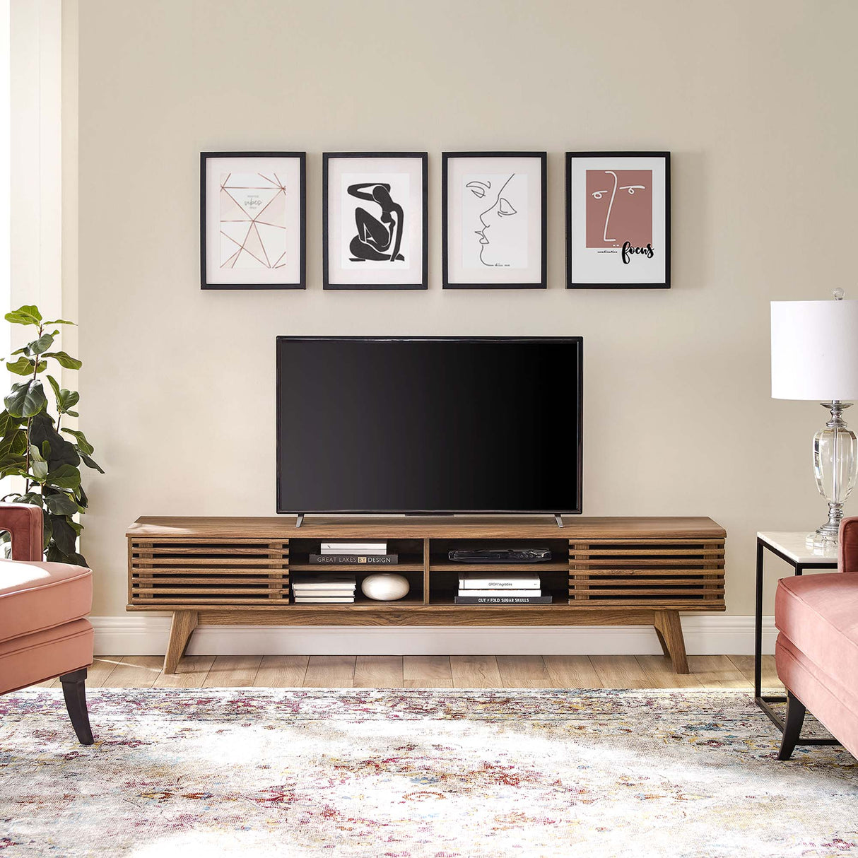 Render 70" Entertainment Center TV Stand by Modway